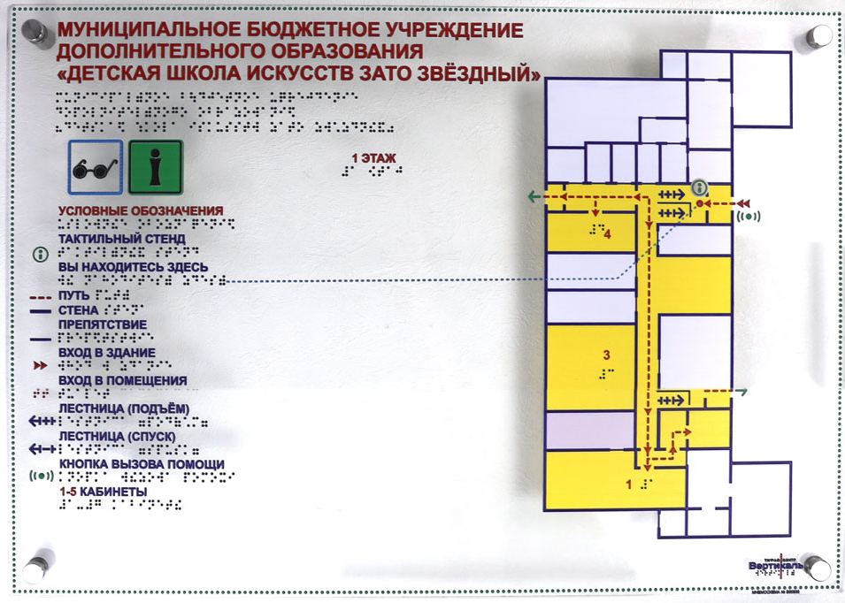 Стандартное поле мнемосхемы на основе оргстекла с индивидуальными размерами